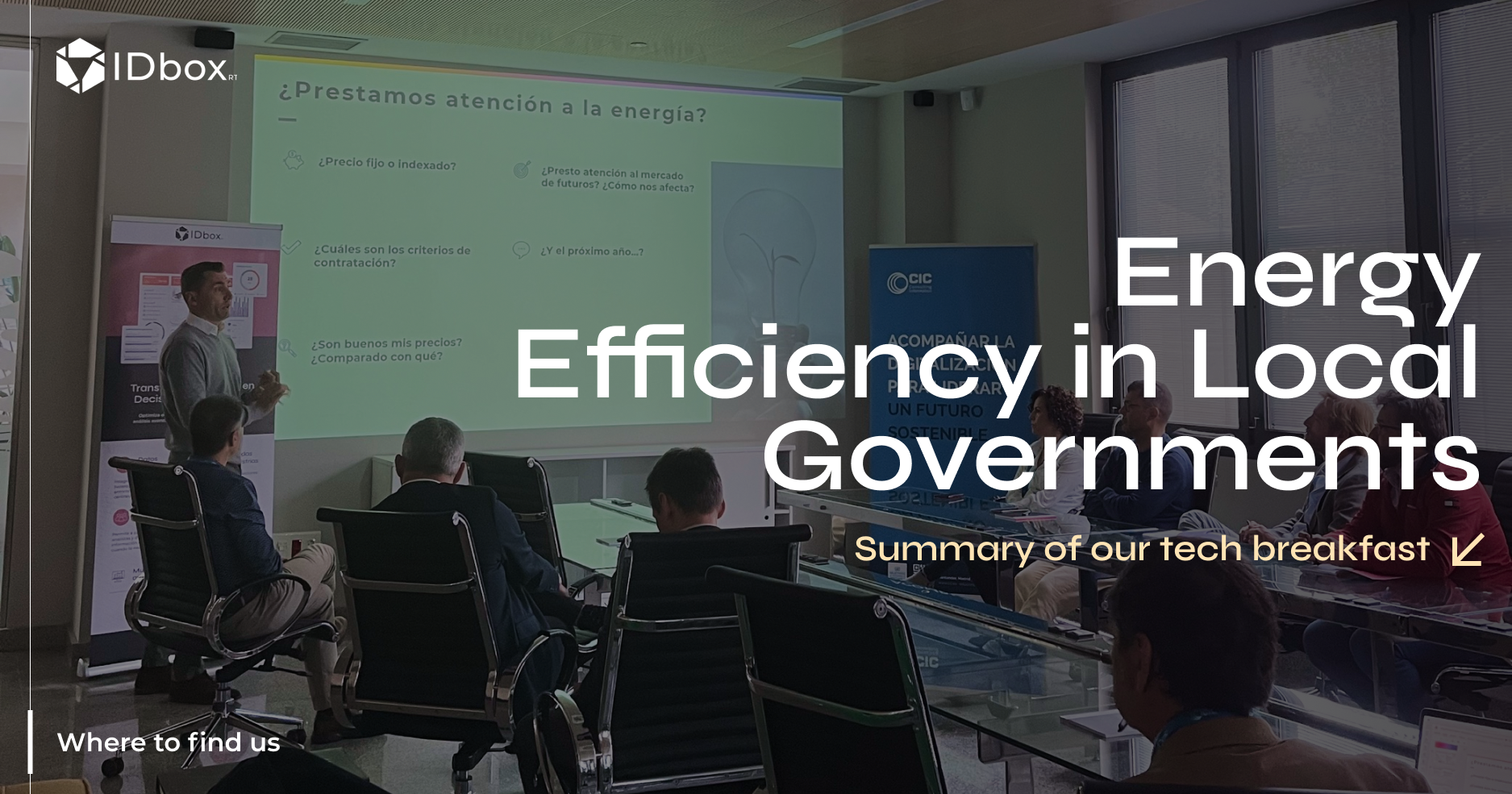 Energy efficiency in local governments: summary of our technology breakfast